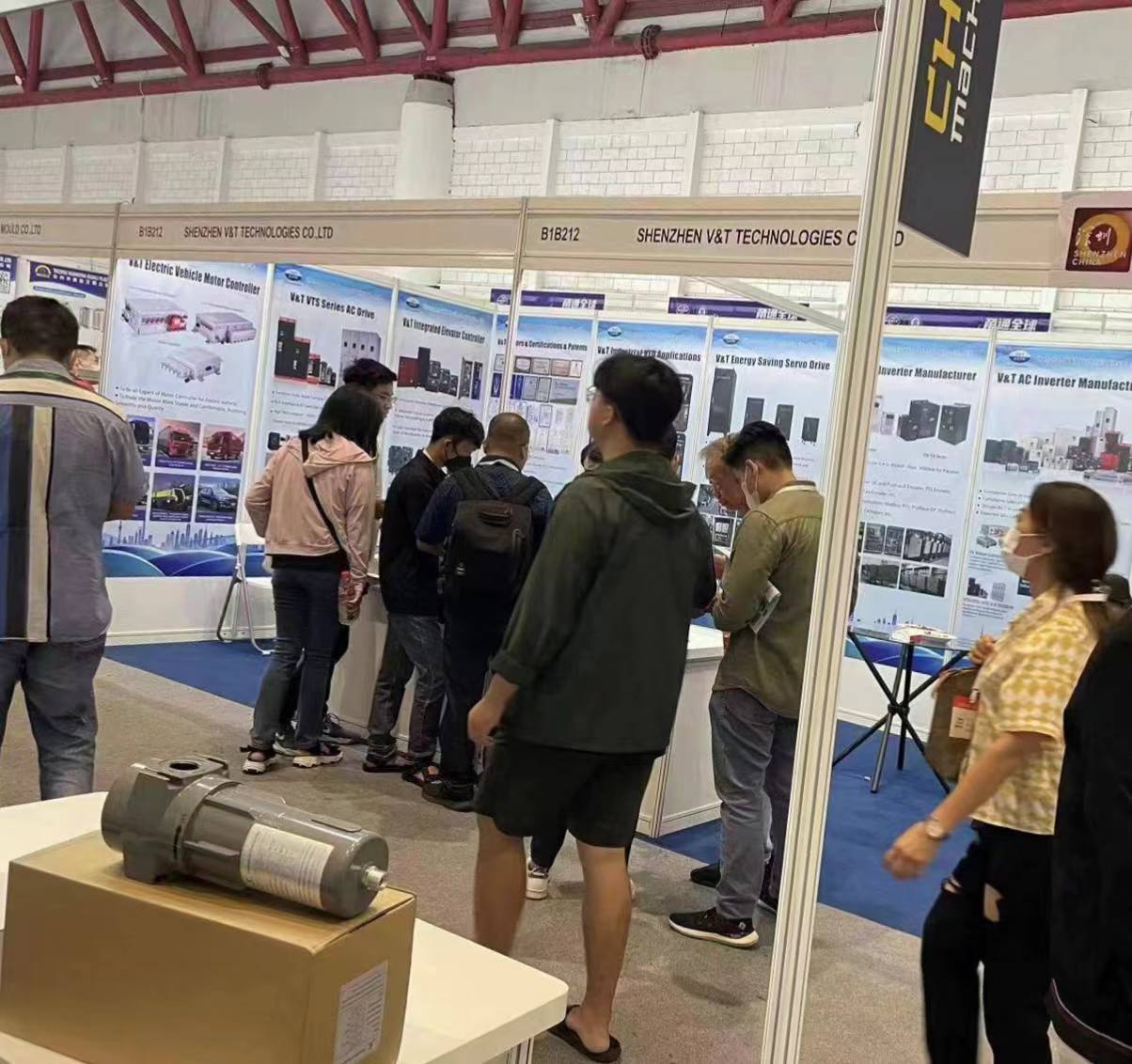 Shenzhen V&T Technologies sobresale en la exposición China Machinex en Yakarta, Indonesia